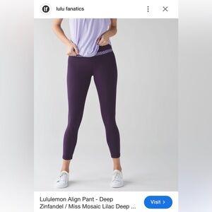 Lululemon Athletica Align 7/8